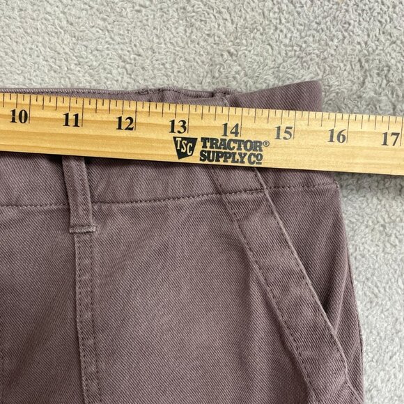 NWOT 32 Degrees Cool Women's M Ankle Length Cropped Pants Cotton Blend Purple - Picture 5 of 10